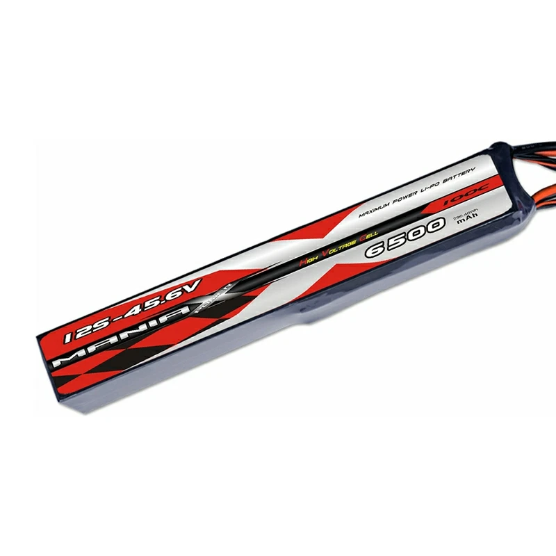 12S-45.6V 6500mAh 100C --ติดแบตเตอรี่ Lipo