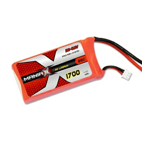 2S-6.6V 1700mAh 25C แบตเตอรี่ LiFePO4