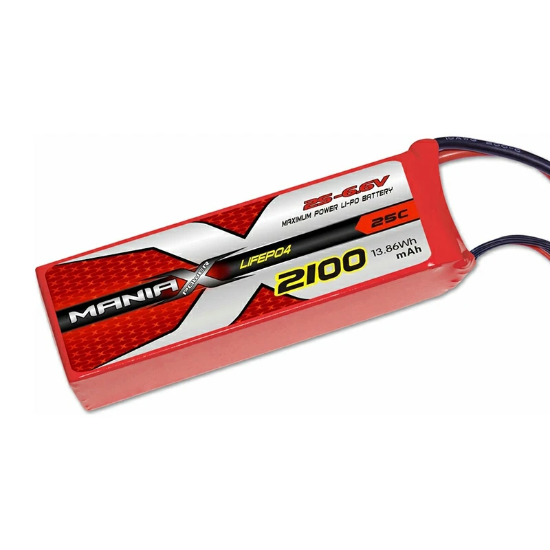 2S-6.6V 2100mAh 25C แบตเตอรี่ LiFePO4