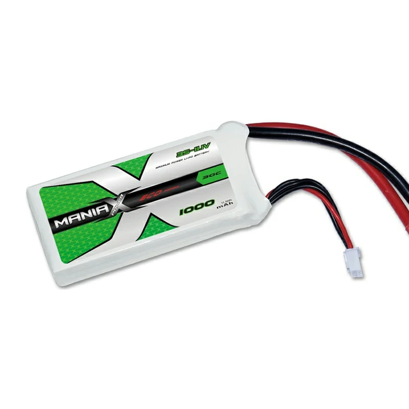 3S-11.1V 1000mAh 30C แบตเตอรี่ลิปิด