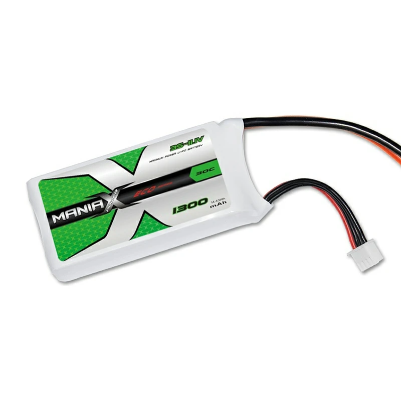 3S-11.1V 1300mAh 30C แบตเตอรี่ลิปิด