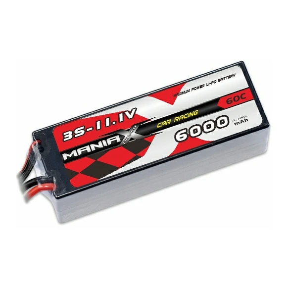 3S-11.1V 6000mAh 60C Hardcase แบตเตอรี่รถแข่ง