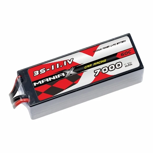 3S-11.1V 7000mAh 60C Hardcase แบตเตอรี่รถแข่ง