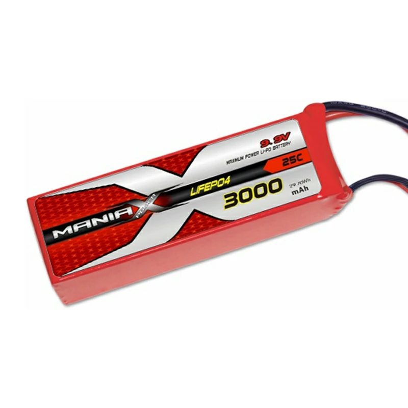 3S-9.9V 3000mAh 25C แบตเตอรี่ LiFePO4