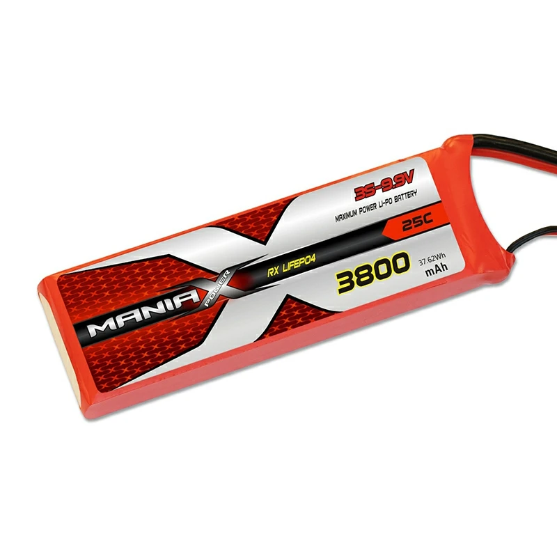 3S-11.1V 3800mAh 25C แบตเตอรี่ LiFePO4