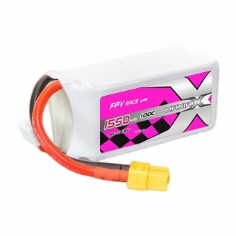 4S-14.8V 1550mAh 100C FPV Racing Lipo แบตเตอรี่