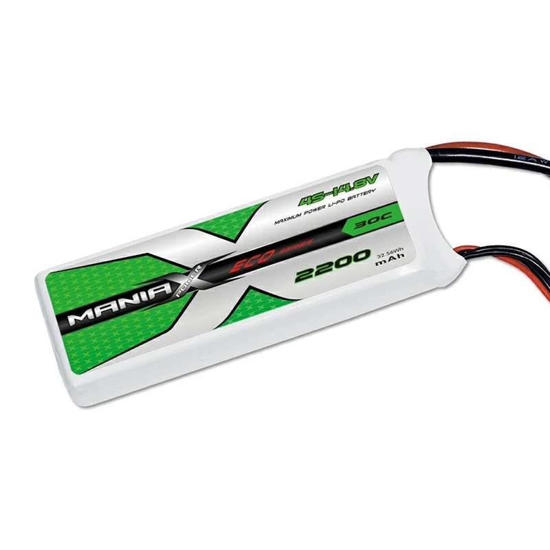 4S-14.8V 2200mAh 30C แบตเตอรี่ลิปิด