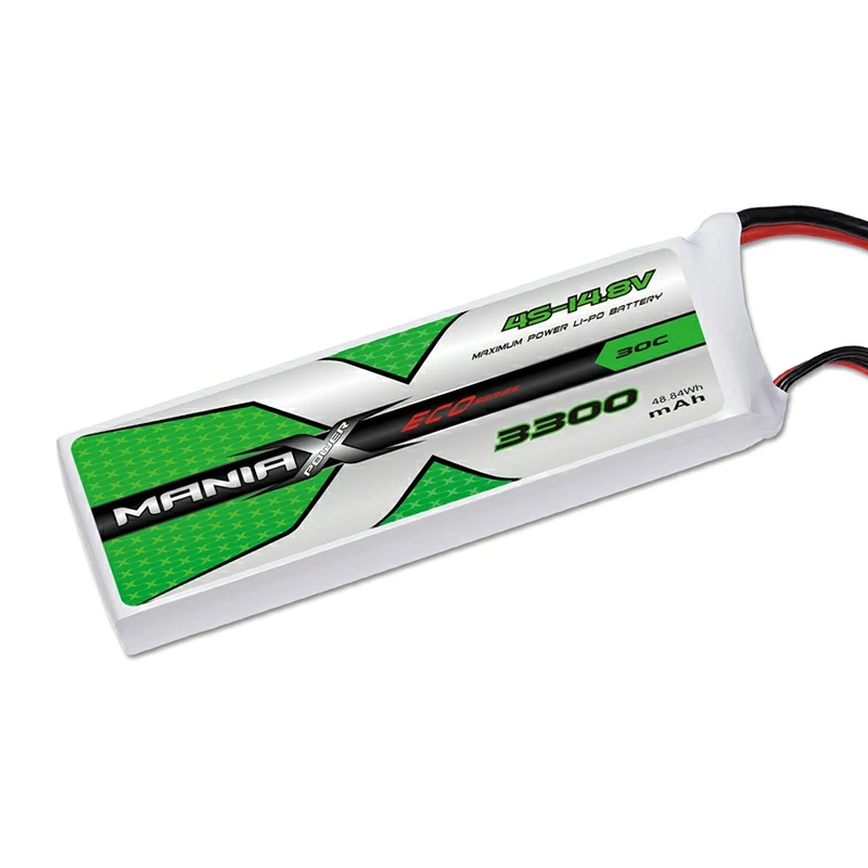 4S-14.8V 3300mAh 30C แบตเตอรี่ลิปิด