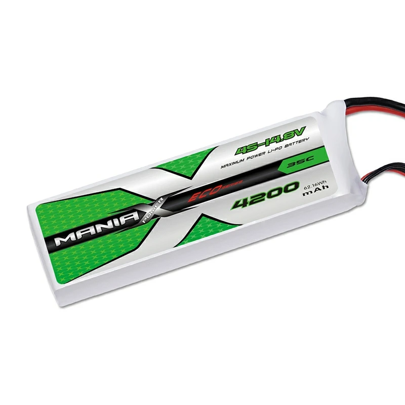 4S-14.8V 4200mAh 35C แบตเตอรี่ลิปิด