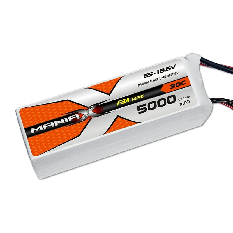 5S-18.5V 5000mAh 30C แบตเตอรี่ลิปิด