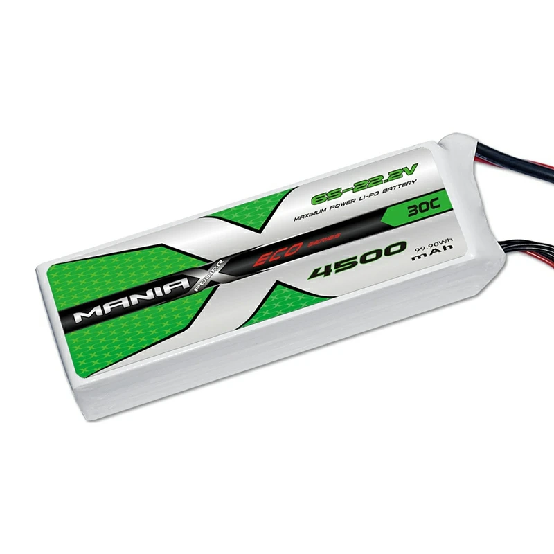 6S-22.2V 4500mAh 30C แบตเตอรี่ Lipo