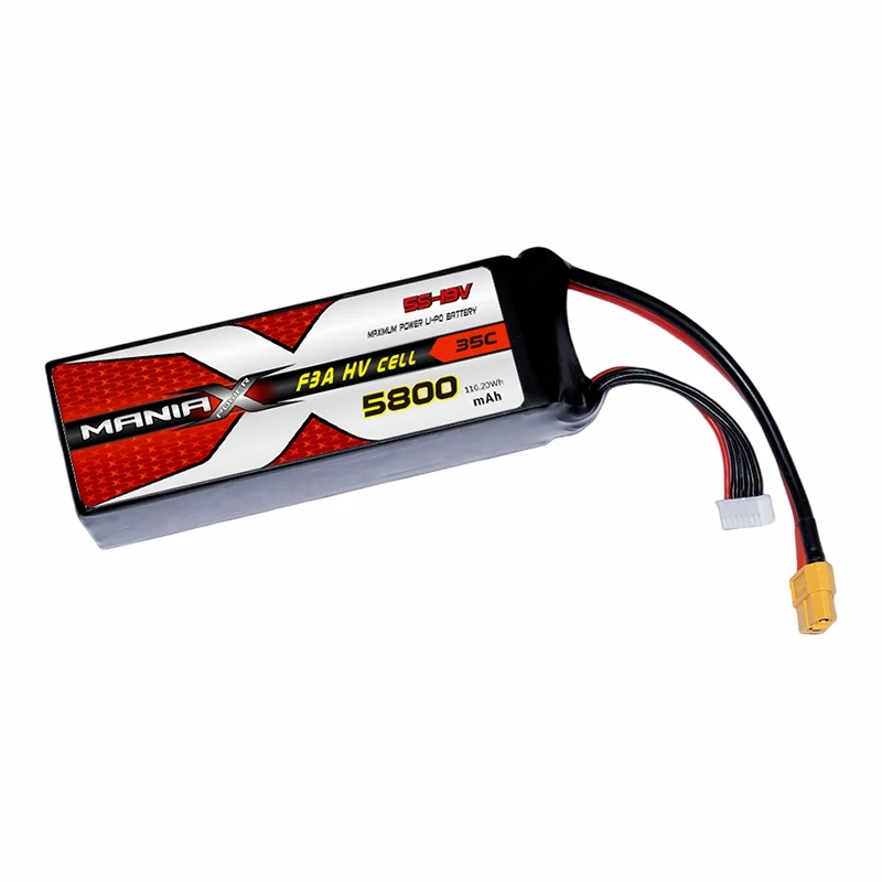 เซลล์ HV 5S-19V 5800mAH 35C แบตเตอรี่ Lipo