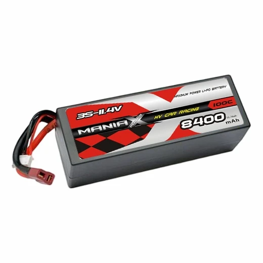 HV Lipo 3S-11.4V 8400mAh 100C Hardcase รถแข่งแบตเตอรี่